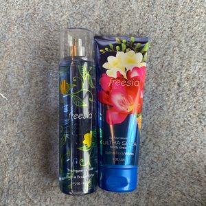 Bath and Body Works lotion and mist